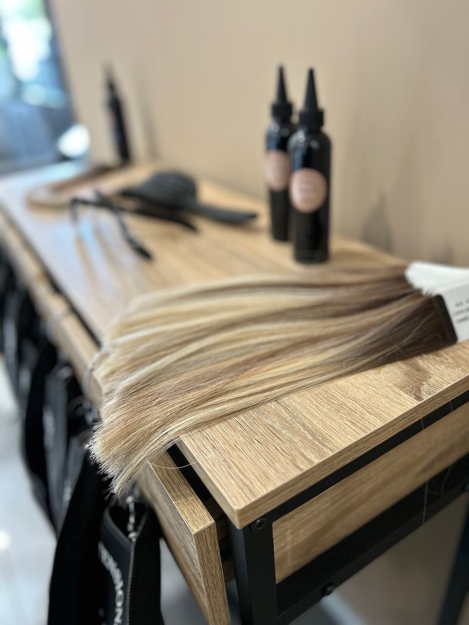 Mèches d'extensions prêtes à la pose