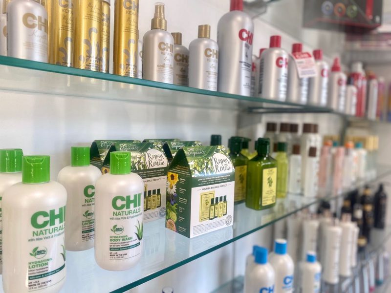 Produits CHI et Farouk Systems en vente au salon